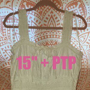 *NWT* GAP x Doen  - Long Eyelet Smocked Dress